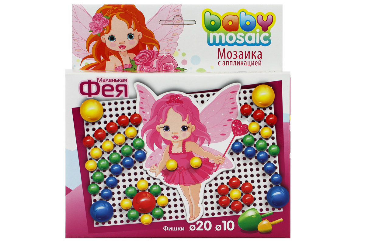 

Мозаика детская с аппликацией ToysUnion Маленькая Фея (65 фишек)