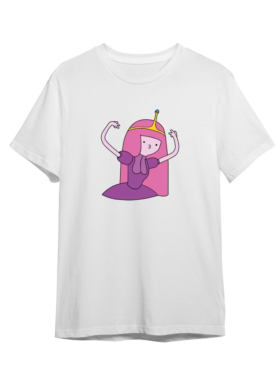 

Футболка унисекс Каждому Своё Время приключений/Adventure Time MUAT18 белая M, Белый, "Время приключений/Adventure Time" MUAT18