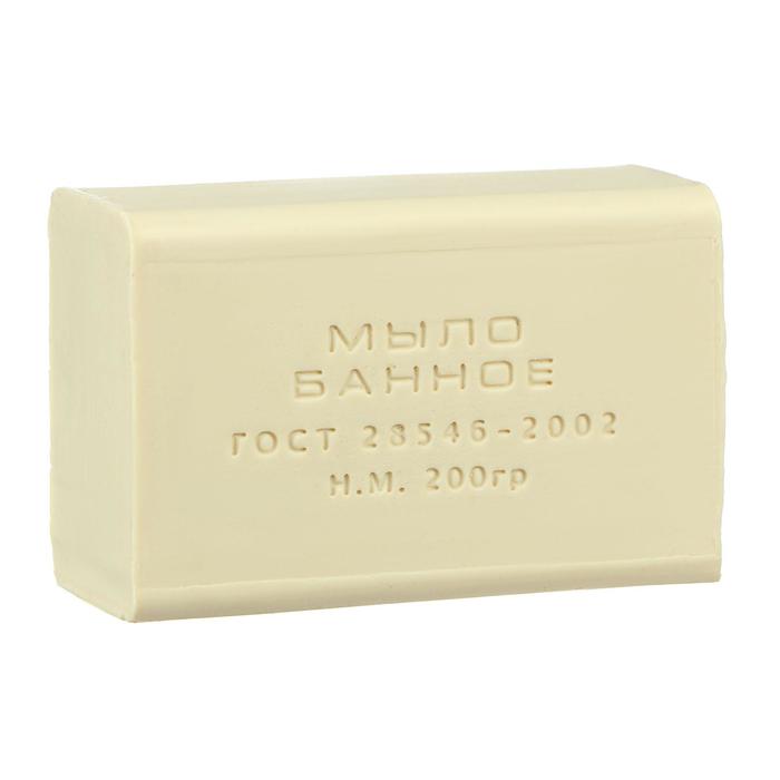 

Мыло туалетное "Банное" Ординарное без обертки, 200 г