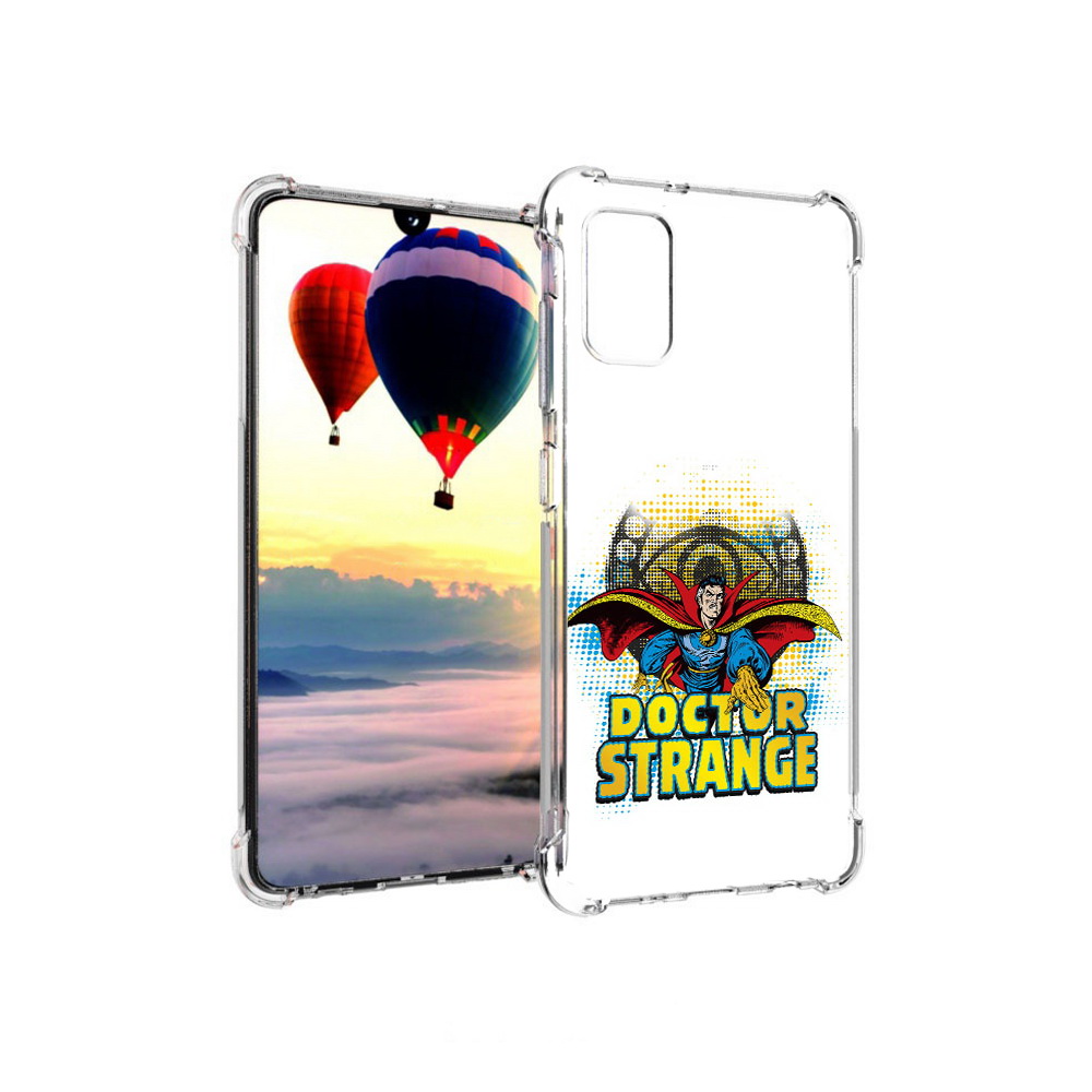 

Чехол MyPads Tocco для Samsung Galaxy A41 доктор стренж рисунок (PT147427.483.335), Прозрачный, Tocco