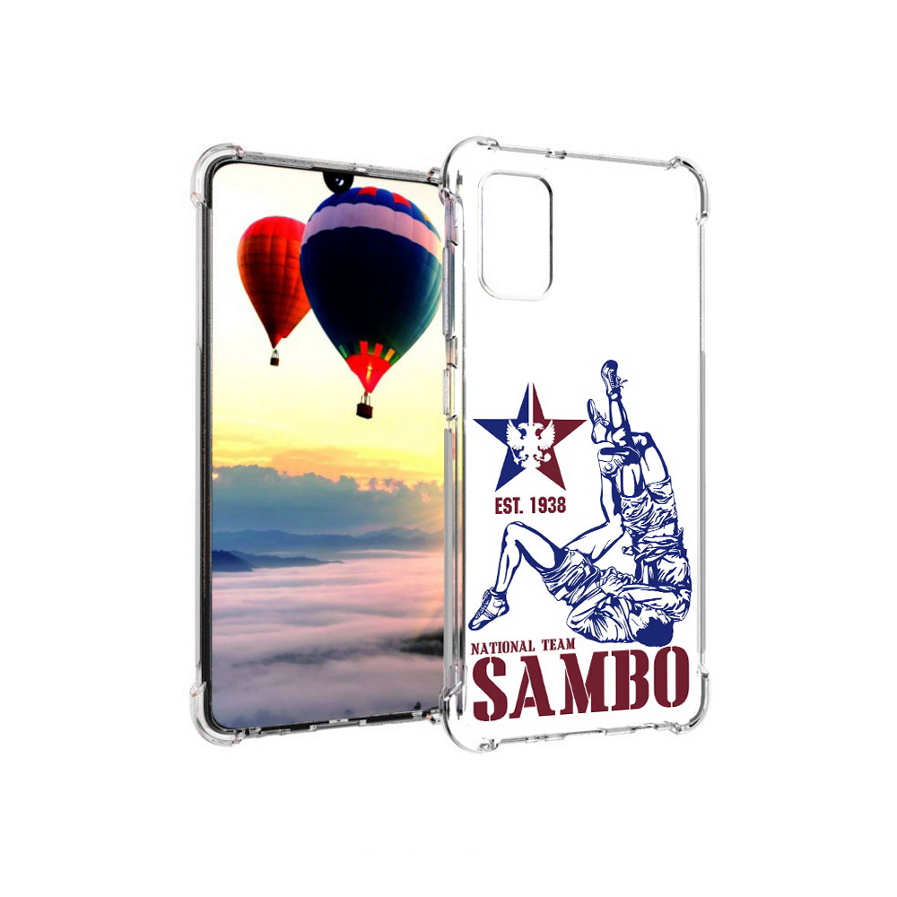 

Чехол MyPads Tocco для Samsung Galaxy A41 единоборства самбо (PT147427.483.344), Прозрачный, Tocco