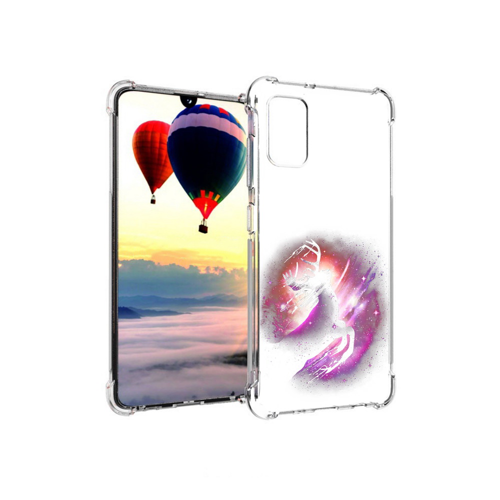 

Чехол MyPads Tocco для Samsung Galaxy A41 звездный олень (PT147427.483.354), Прозрачный, Tocco
