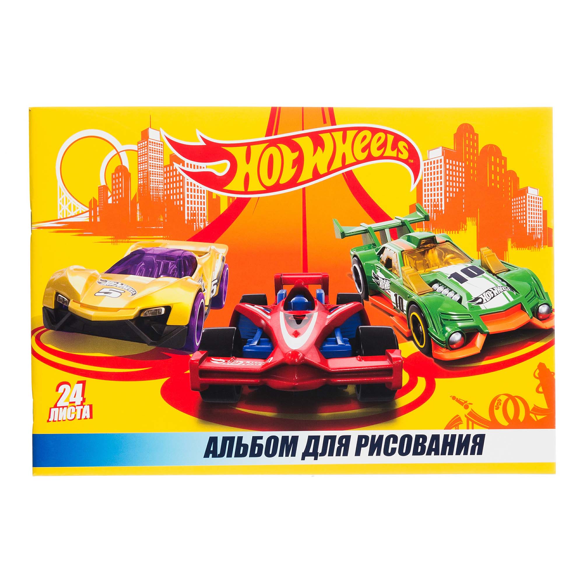 

Альбом для рисования Centrum Hot Wheels А4 24 листа в ассортименте