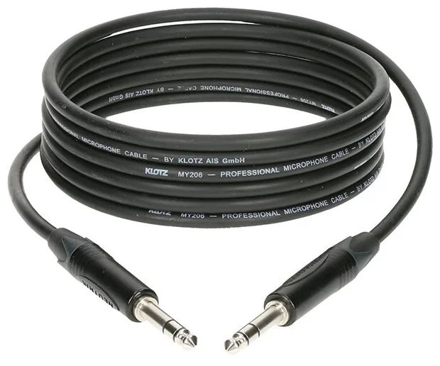 

B4PP1-0500 Коммутационный кабель Jack 6,35мм 3p, 5м, балансный, Klotz