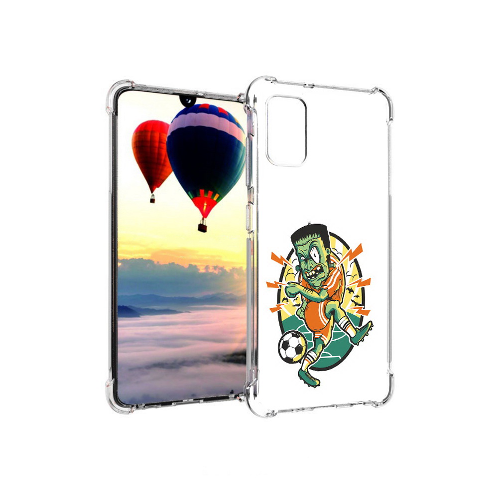

Чехол MyPads Tocco для Samsung Galaxy A41 зомби футболист (PT147427.483.368), Прозрачный, Tocco