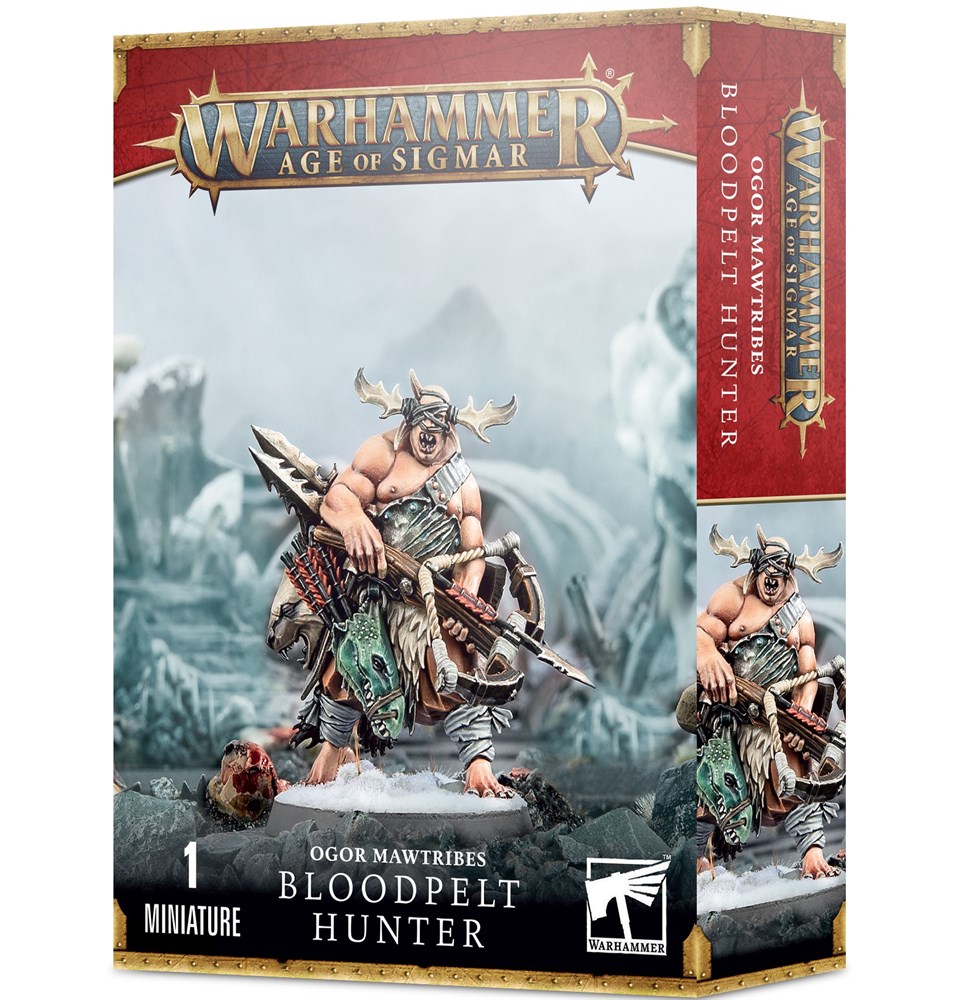 Миниатюра для настольной игры Games Workshop Warhammer Ogor Mawtribes Bloodpelt Hunter 4829₽