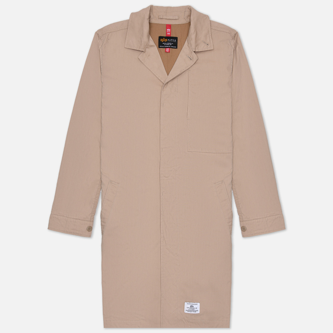

Мужское пальто Alpha Industries Cotton Car бежевый, Размер S, Cotton Car