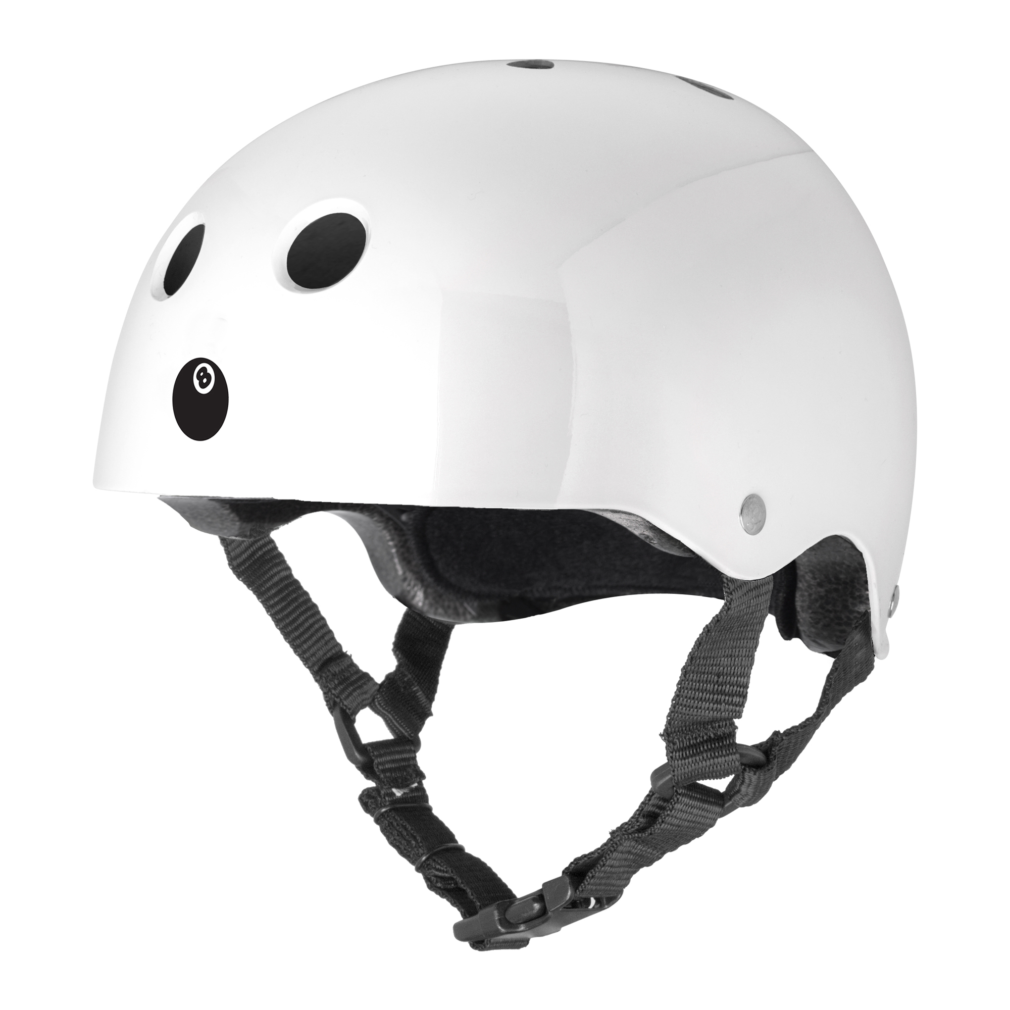 Шлем защитный Eight Ball White (14+) - белый шлем защитный eight ball gun matte 8 серый