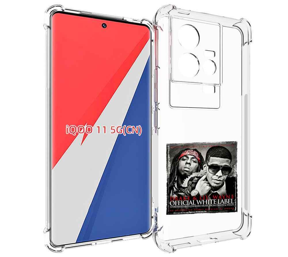 

Чехол MyPads Drake - Official White Label для Vivo iQOO 11, Прозрачный, Tocco