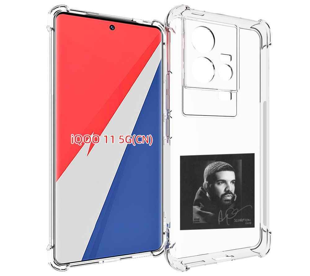 

Чехол MyPads Drake - Scorpion для Vivo iQOO 11, Прозрачный, Tocco