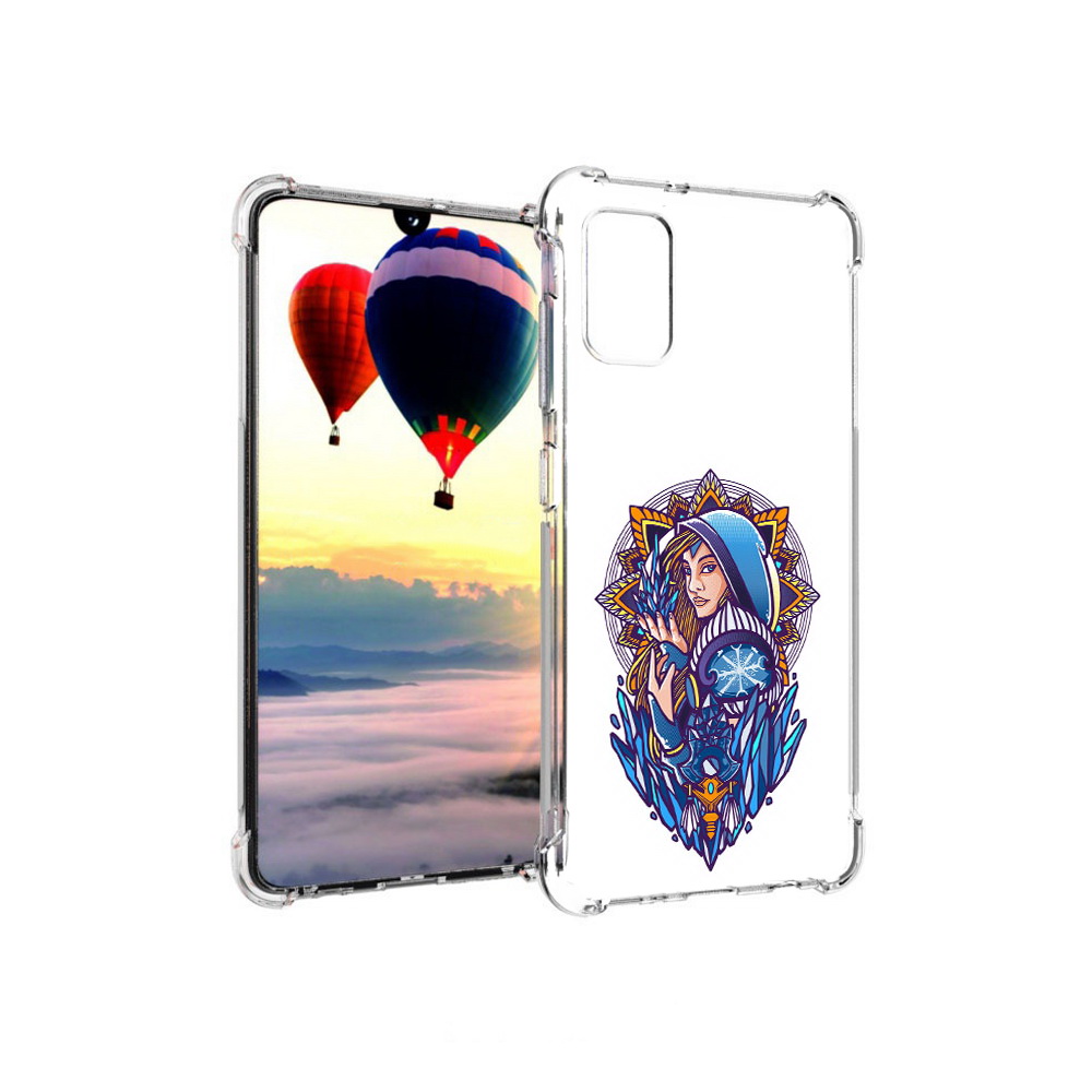 

Чехол MyPads Tocco для Samsung Galaxy A41 кристал мейден дота 2 (PT147427.483.415), Прозрачный, Tocco