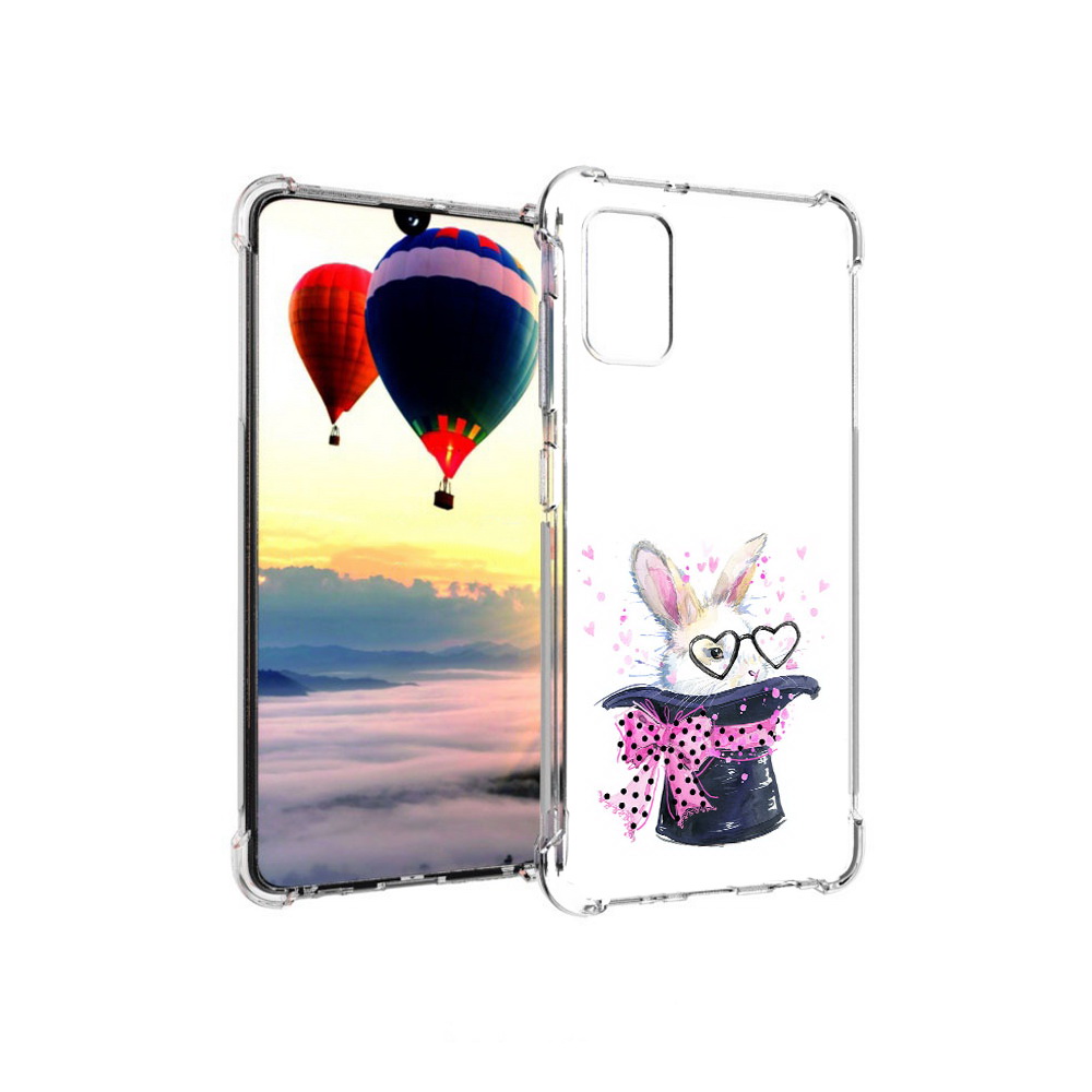 Чехол MyPads Tocco для Samsung Galaxy A41 кролик в шляпе (PT147427.483.418)