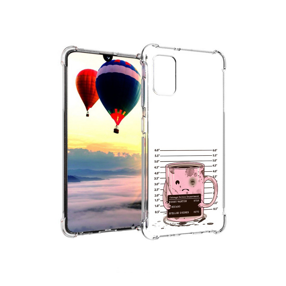 

Чехол MyPads Tocco для Samsung Galaxy A41 кружка (PT147427.483.420), Прозрачный, Tocco