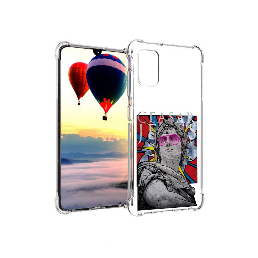 

Чехол MyPads Tocco для Samsung Galaxy A41 крутая статуя свободы (PT147427.483.423), Прозрачный, Tocco