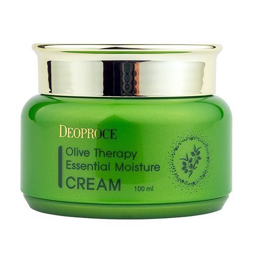 Крем для лица с экстрактом оливы Deoproce OLIVE THERAPY ESSENTIAL MOISTURE CREAM (100 мл) bioniq essential кожа ногти