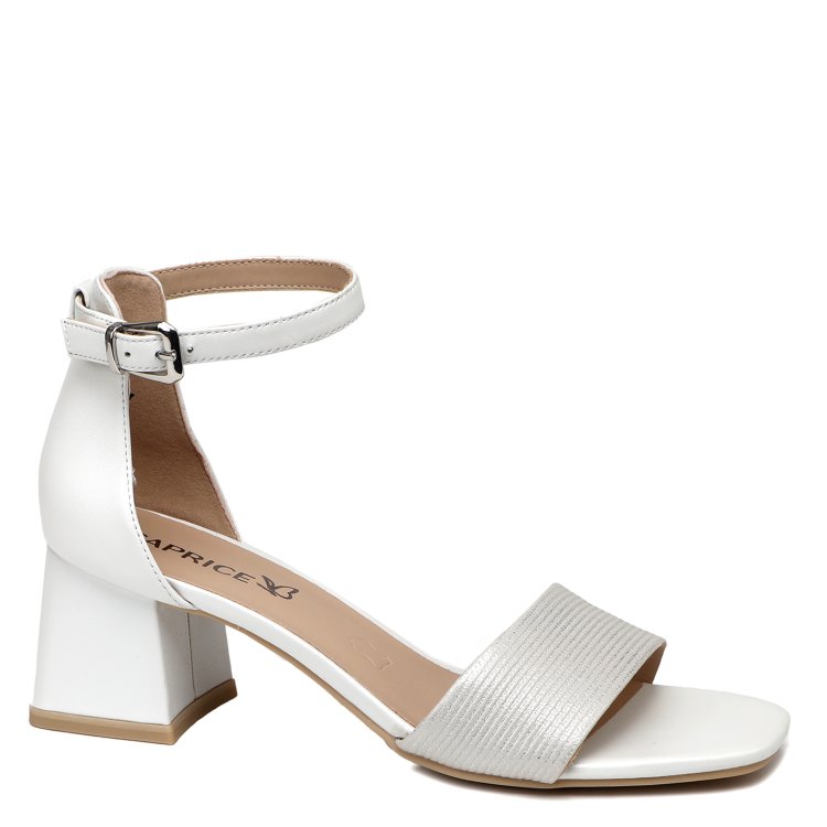 

Босоножки женские Caprice 9-9-28302-42 белые 39 EU, Белый, 9-9-28302-42