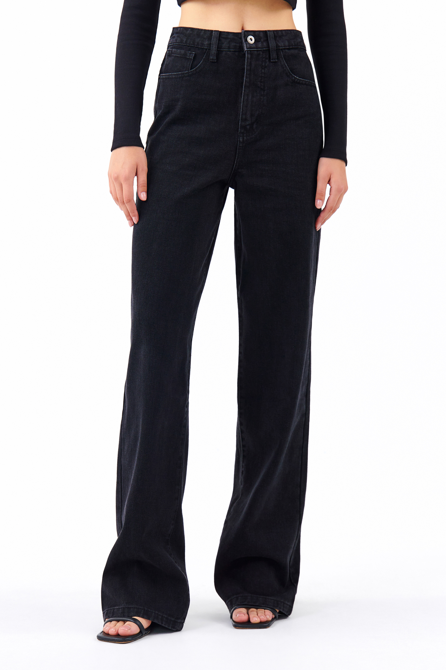 

Джинсы женские Befree Wide5-50 черные XS, Wide5-50