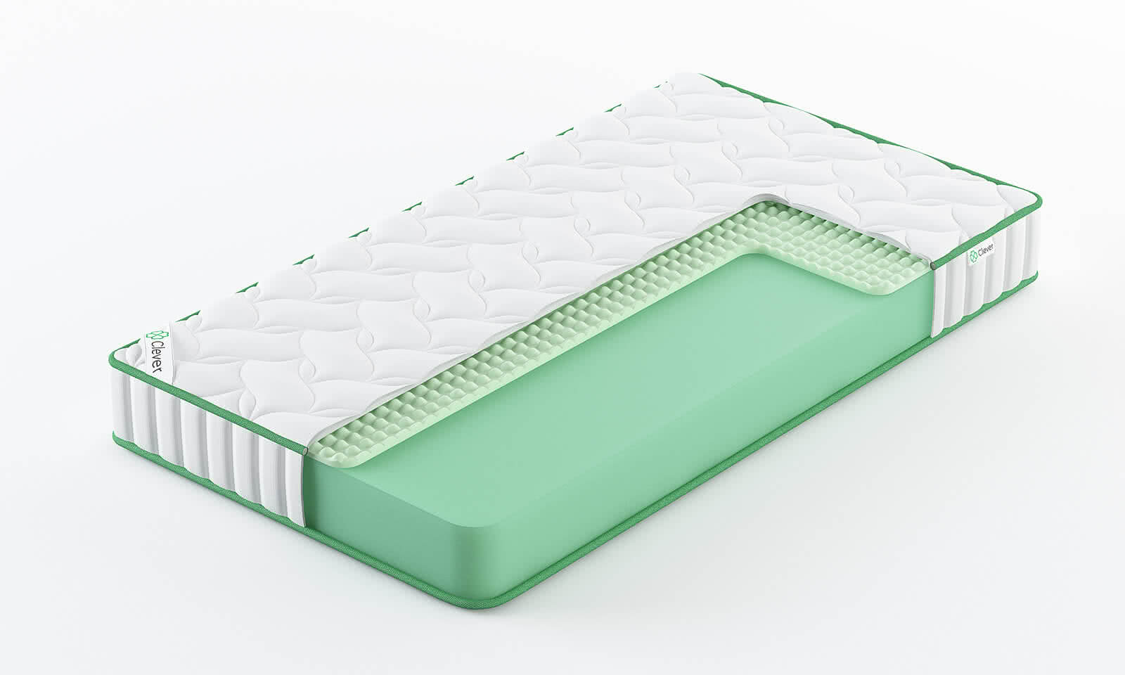 

Матрас Clever Simple High 165x190, Белый, CLEVER SIMPLE HIGH