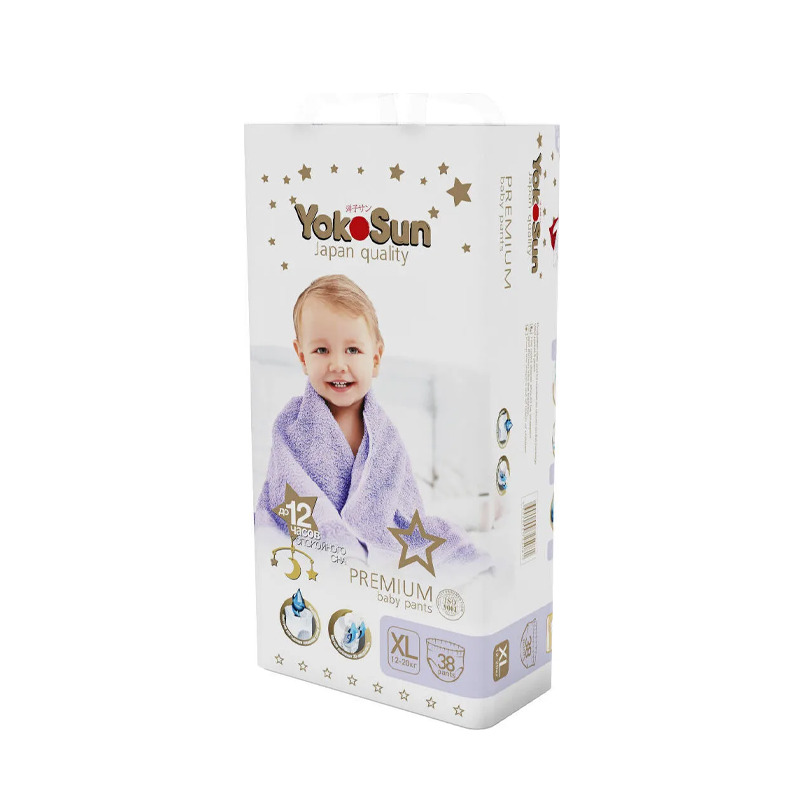 

Подгузники-трусики YokoSun Premium XL 12-20 кг 38 шт