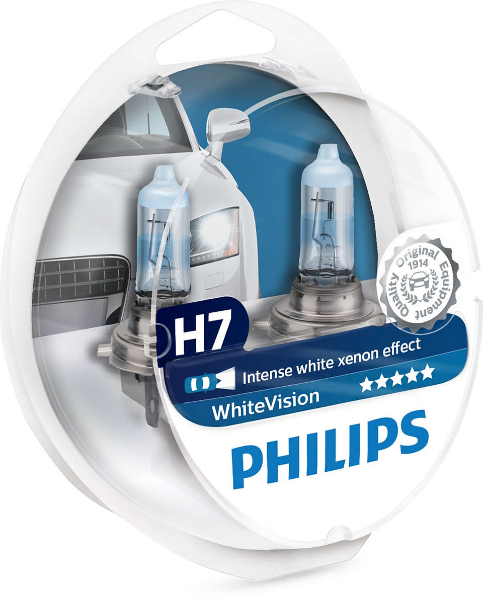 

Галогенная лампа Philips H7 (55W 12V) WhiteVision Ultra + W5W 2шт 12972WVUSM