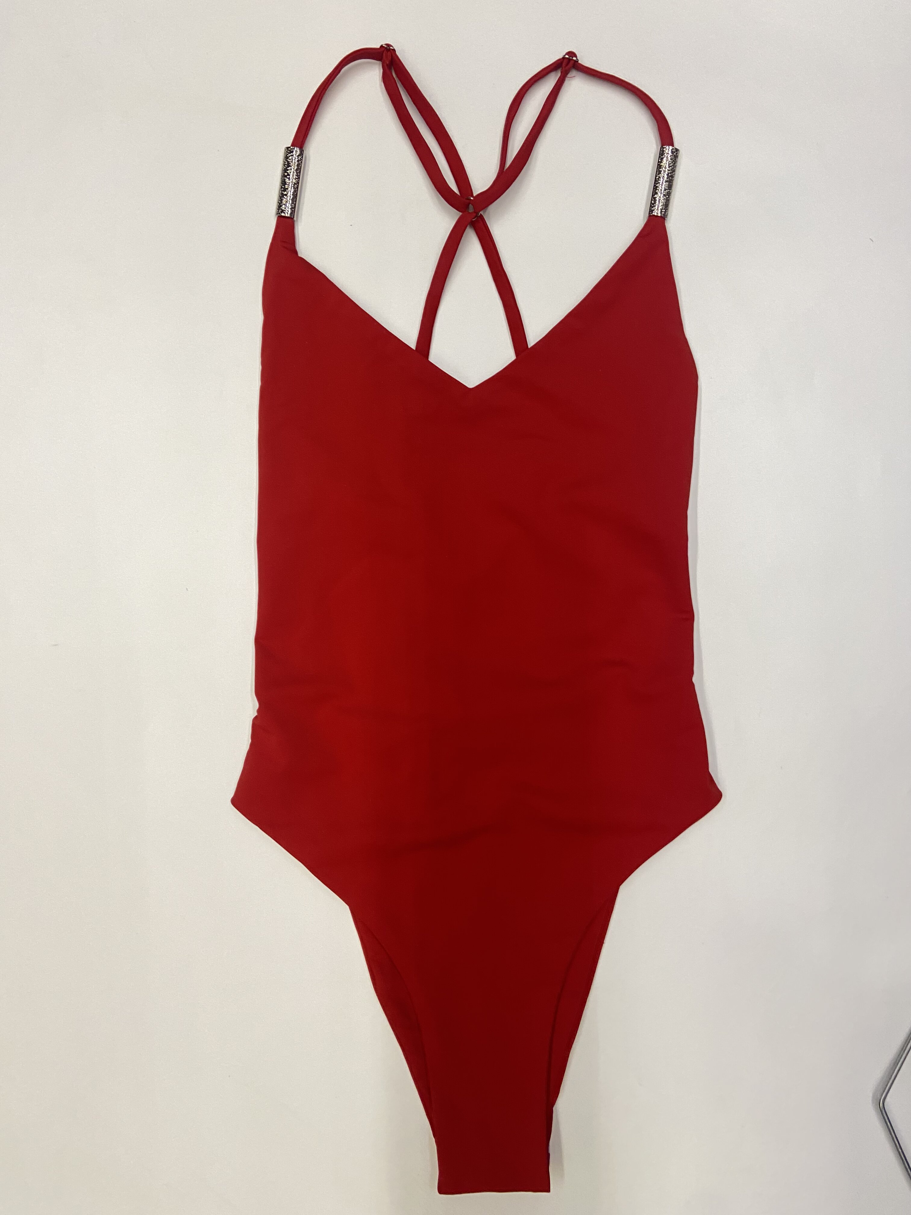 

Купальник слитный женский Balibikini Нори красный L, Нори