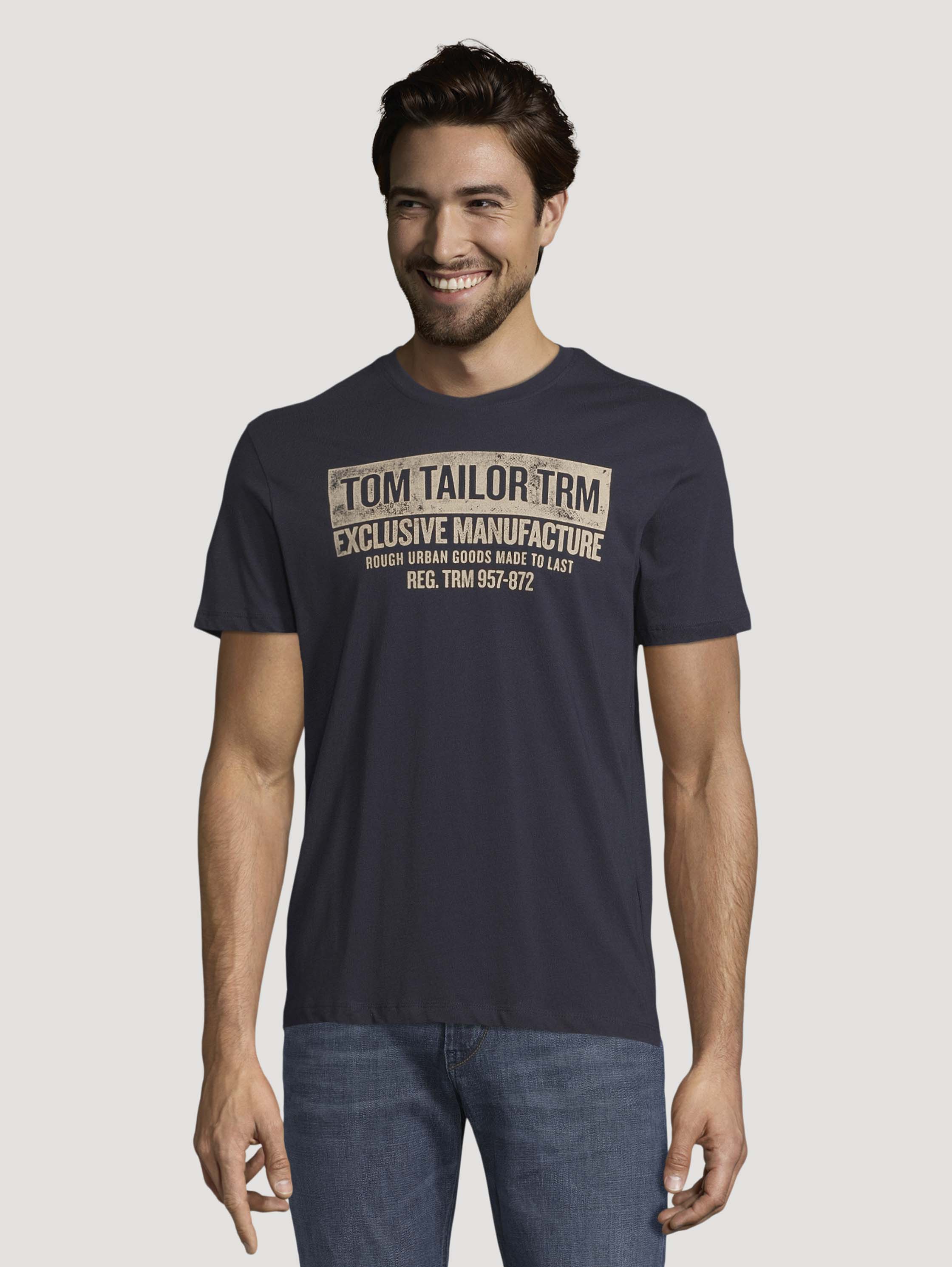 

Футболка мужская TOM TAILOR 1029297 синяя M, 1029297