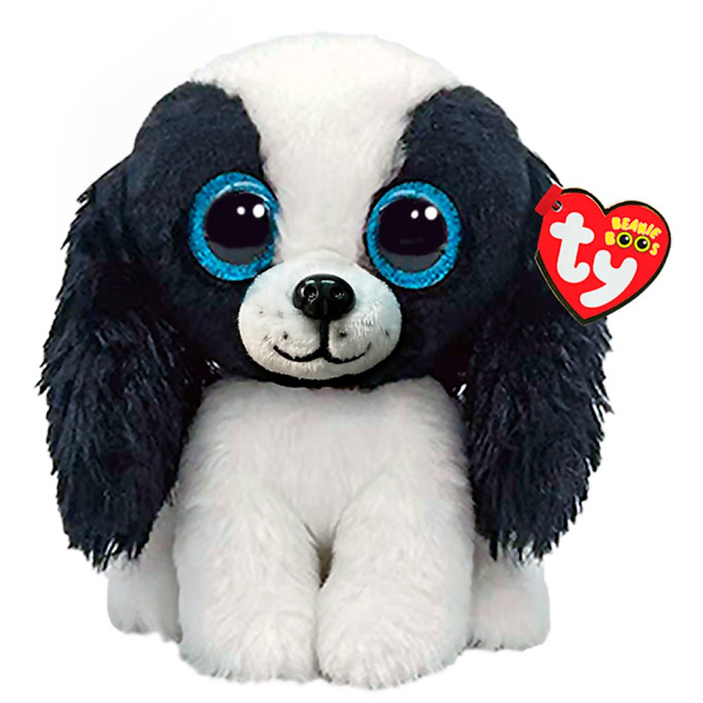 

Мягкая игрушка Beanie Boo's Собачка 15 см, Черный;белый