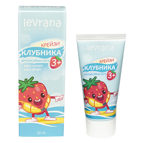 Зубная паста детская Levrana LEVR0492-0050 50 мл 3+ зубная паста pomorin classic 100 мл мягкое отбеливание