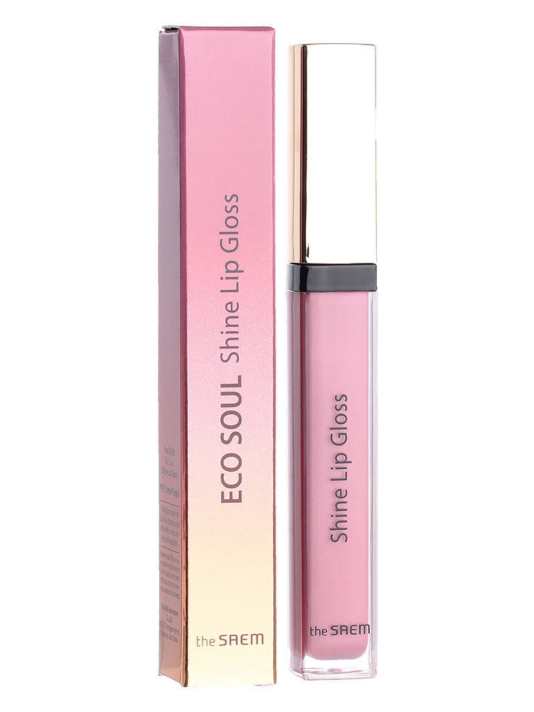 Блеск для губ The SAEM Eco Soul Shine Lip Gloss PP01 Inner Purple (3, 4 гр)