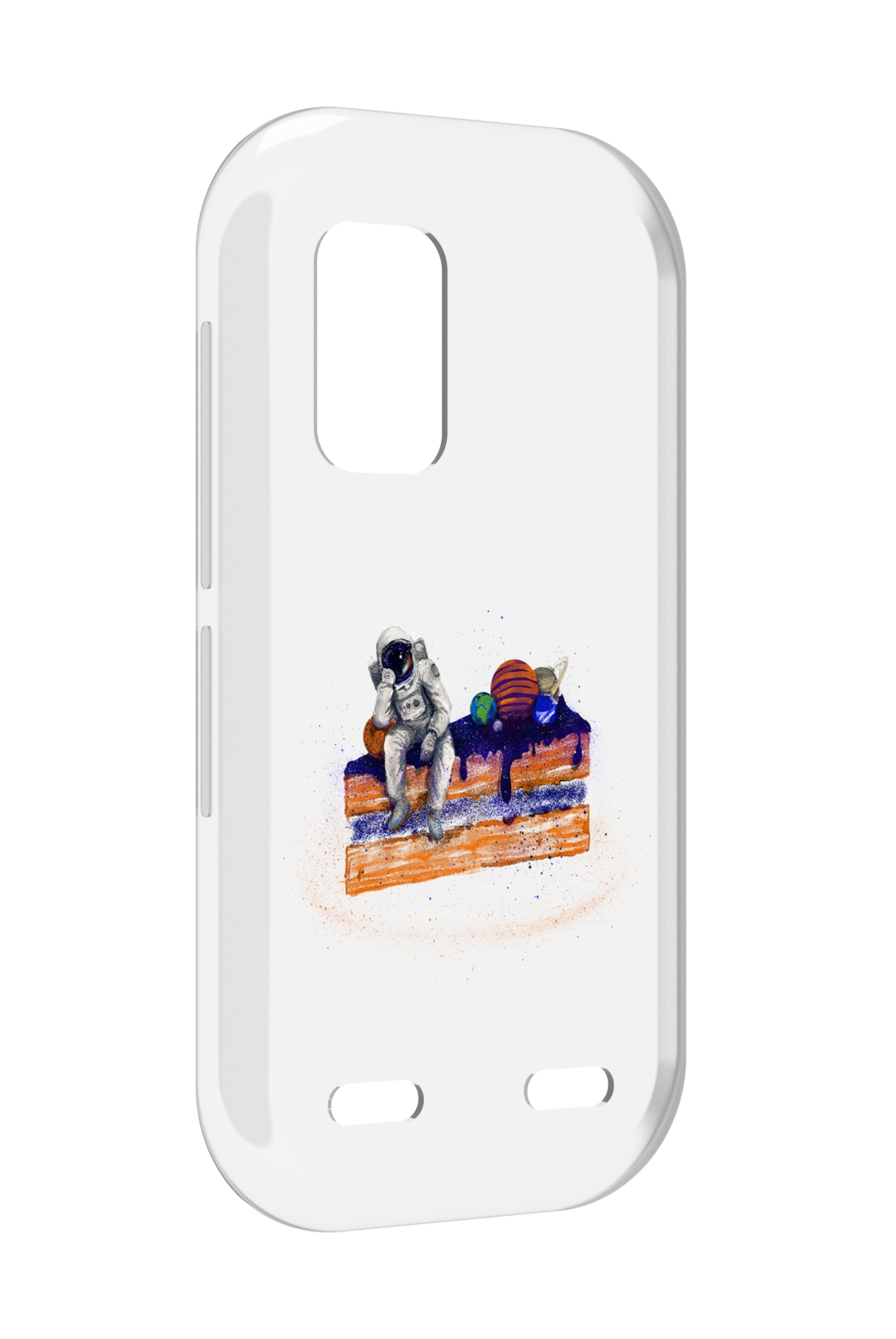 

Чехол MyPads торт с планетами для UleFone Armor X10 / X10 Pro, Прозрачный, Tocco