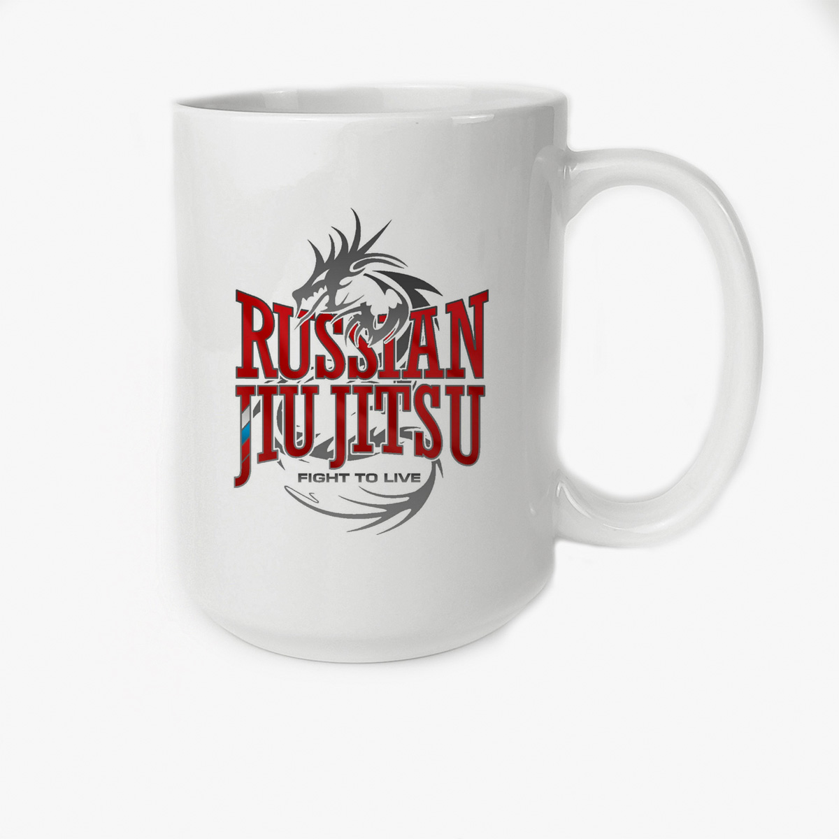 

Кружка CoolPodarok Russian jiu jitsu Россия джиу джитсу