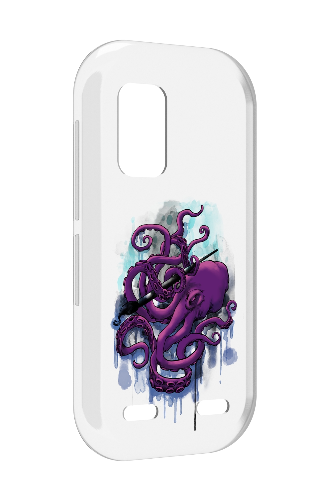 

Чехол MyPads фиолетовый осьминог для UleFone Armor X10 / X10 Pro, Прозрачный, Tocco