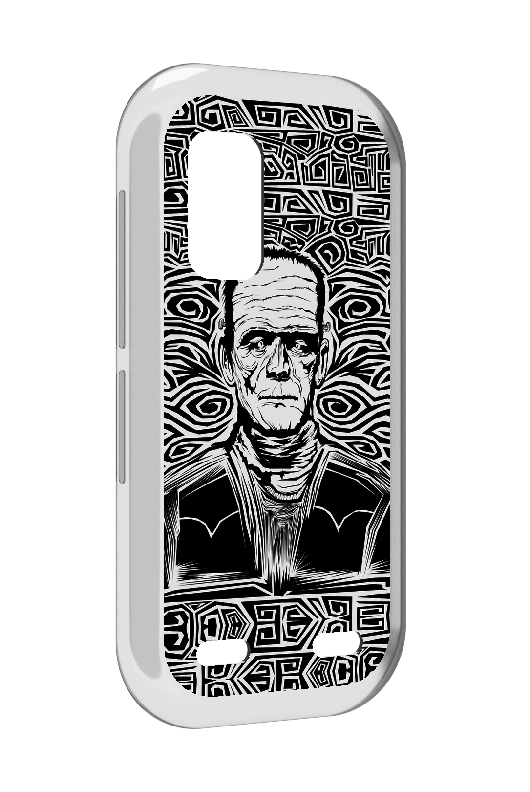 Чехол MyPads франкенштейн черно белый для UleFone Armor X10 / X10 Pro