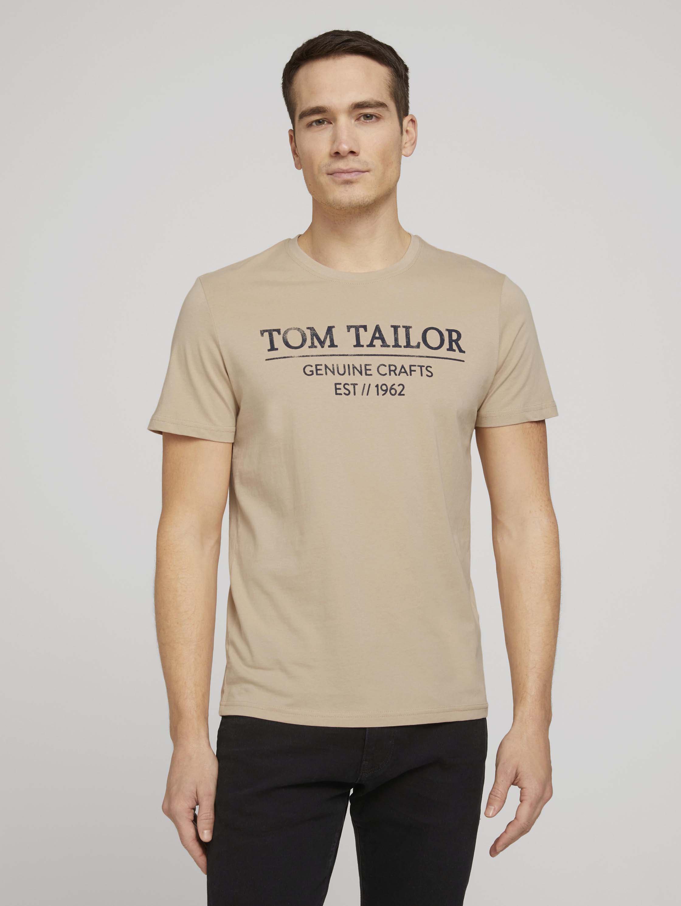 

Футболка мужская TOM TAILOR 1021229 коричневая M, 1021229