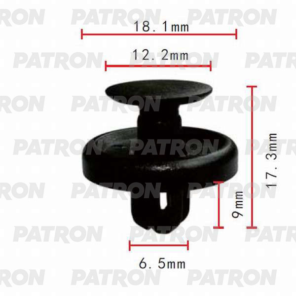 

Клипса Автомобильная PATRON P370083