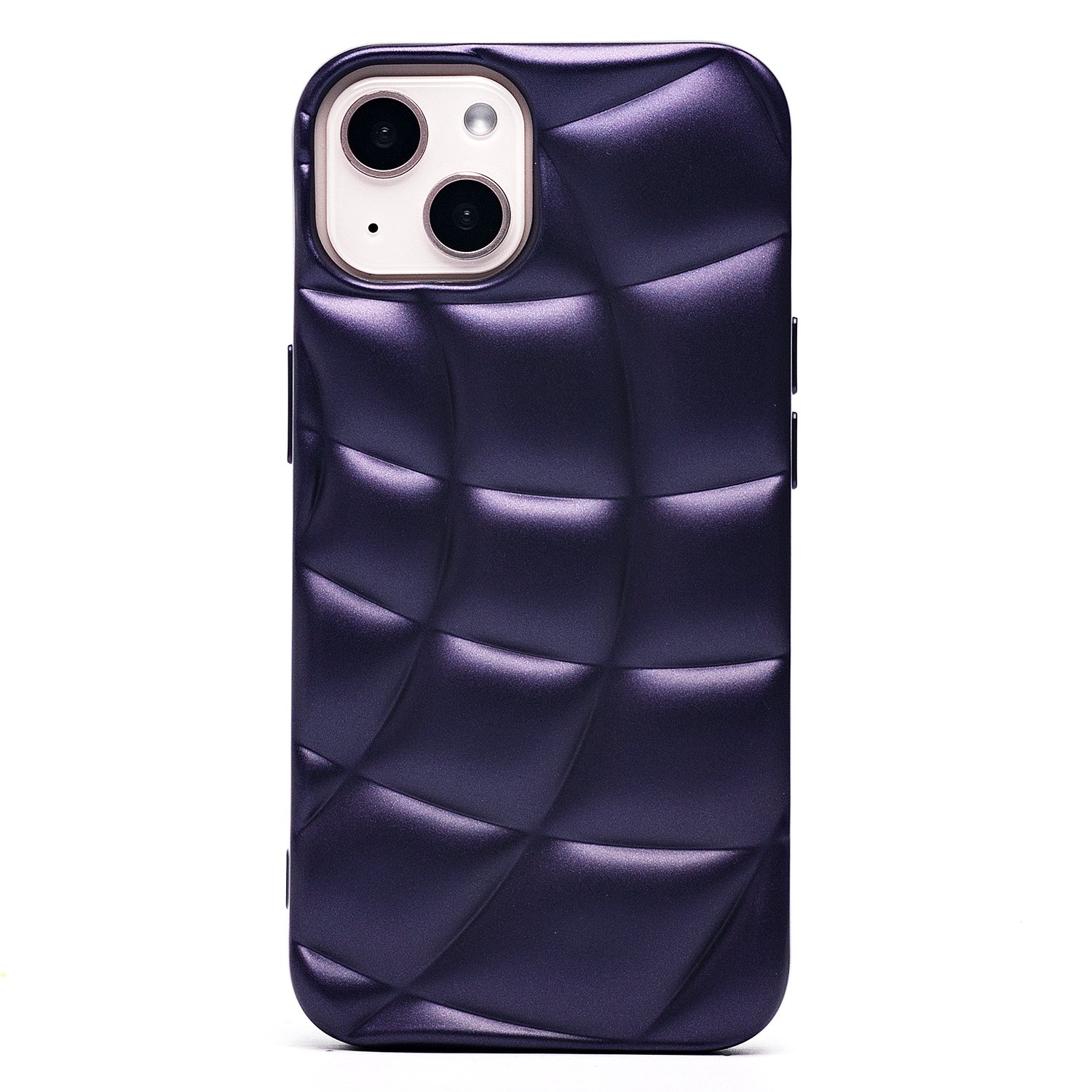 

Чехол iPhone 13 силиконовый серия чешуя <фиолетовый>