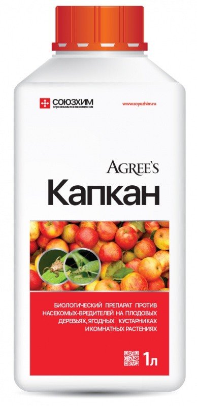 

Инсектицид Агрис Капкан ловушка для тли и клещей 1л (1 шт.), Агрис Капкан