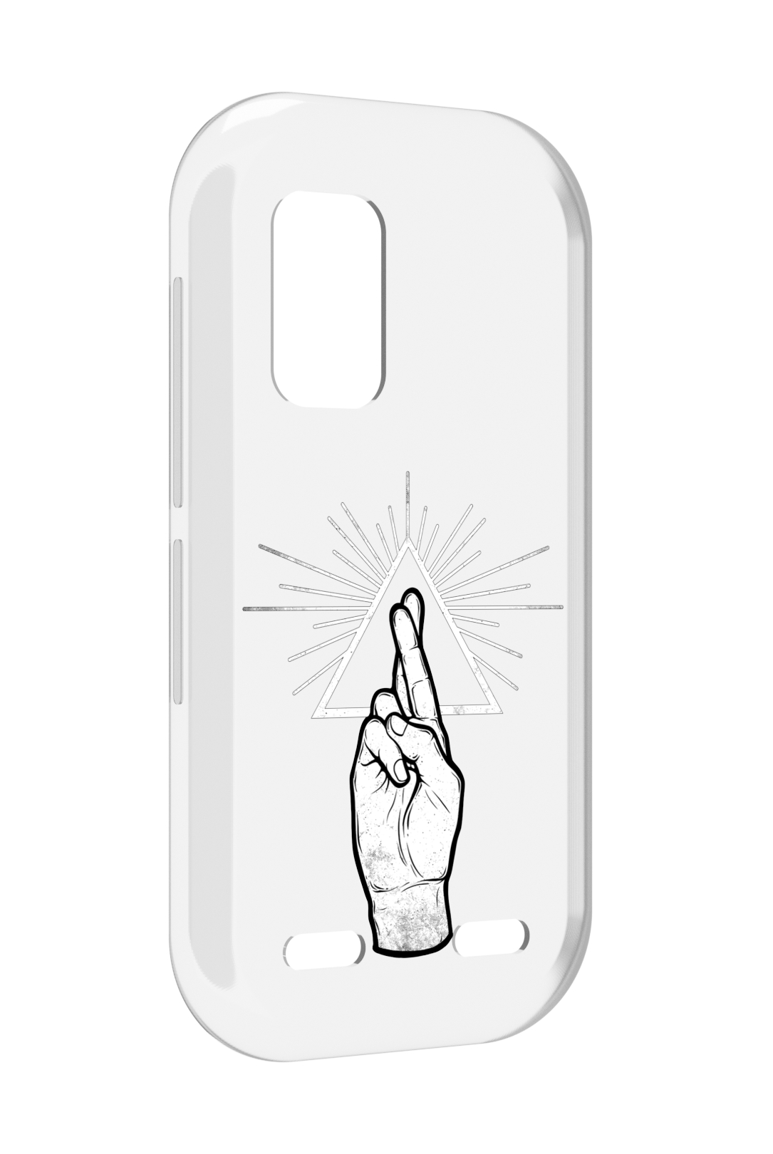 

Чехол MyPads черно белая рука для UleFone Armor X10 / X10 Pro, Прозрачный, Tocco