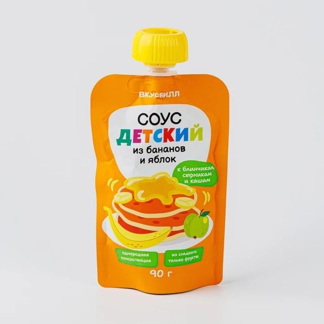 

Соус ВкусВилл банан-яблоко 90 г