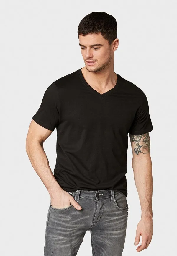 

Футболка мужская TOM TAILOR 1008639 черная M, Черный, 1008639
