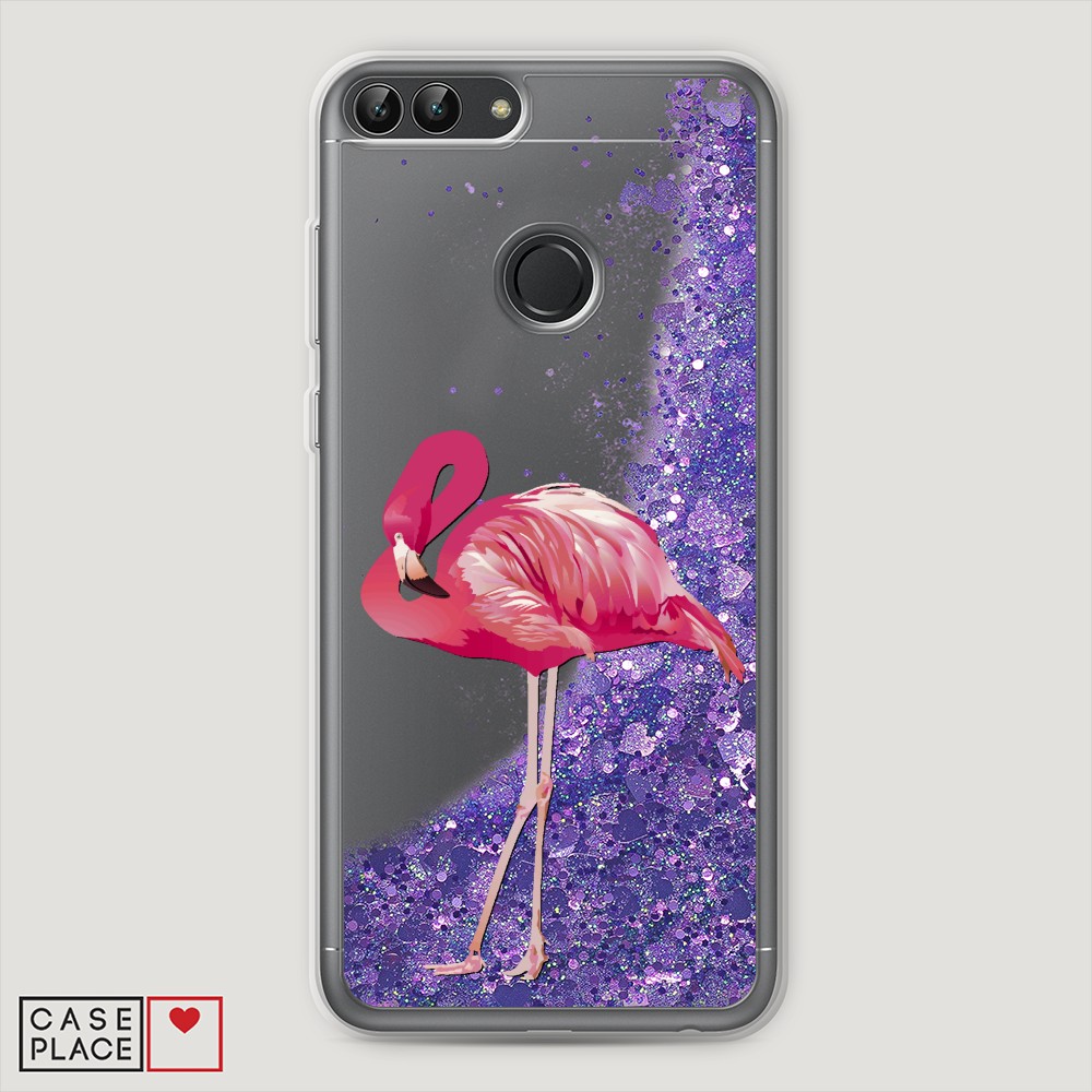 

Чехол Awog на Huawei P Smart "Застенчивый фламинго", Разноцветный, 64092-1