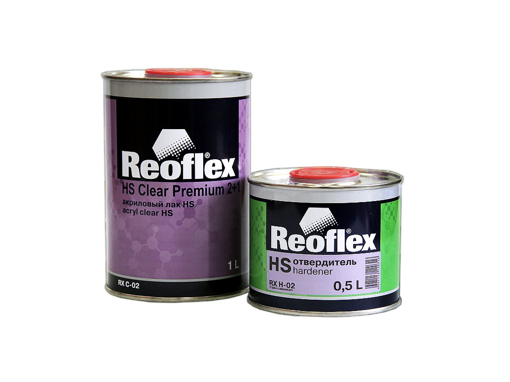 

Лак Reoflex Акриловый 2К Ms 2+1 1,0Л Reoflex арт. Ц0012749, Прозрачный