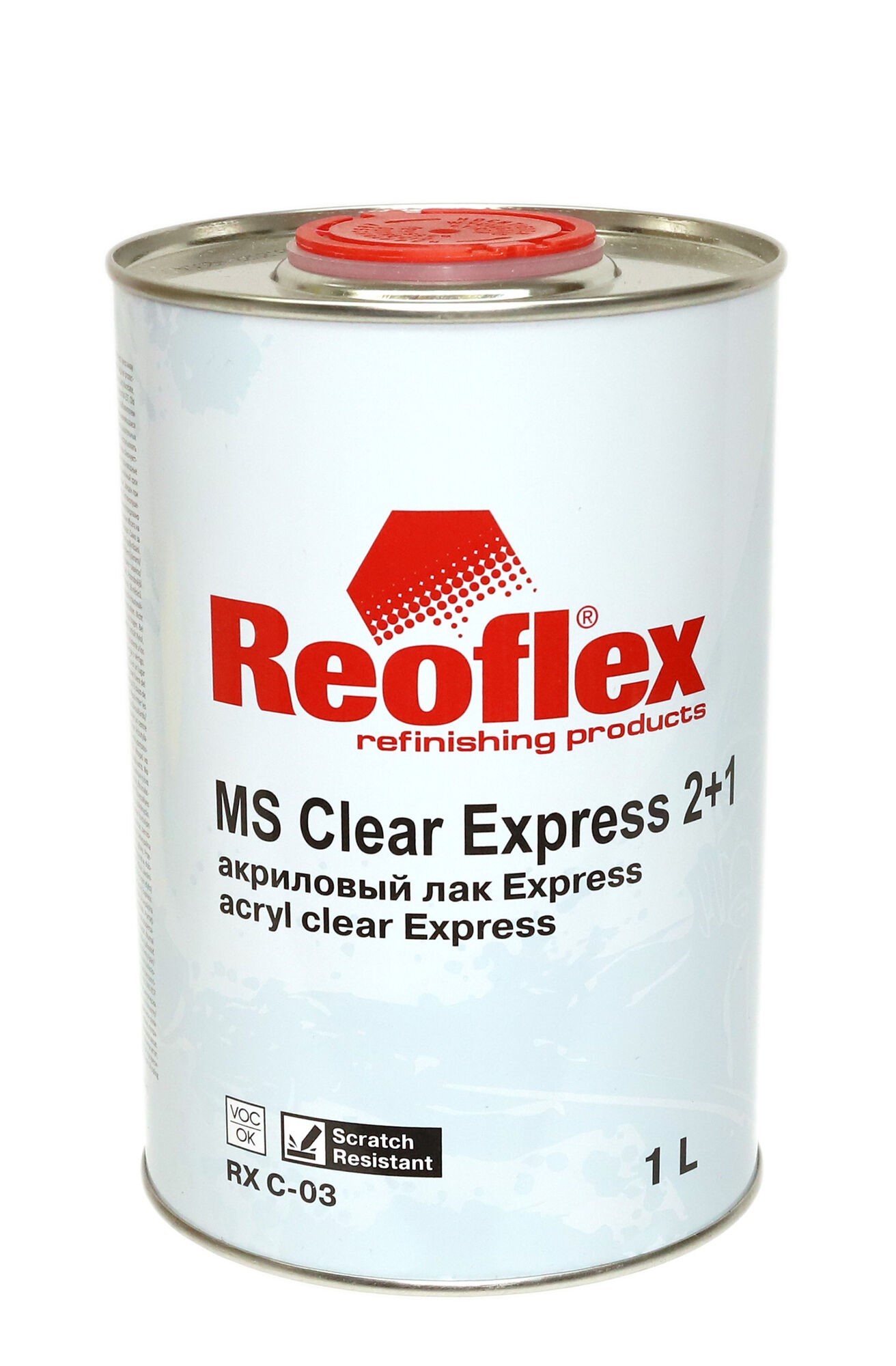 

Лак Reoflex Express 2:1 быстрый (1л) без отвердителя, Прозрачный