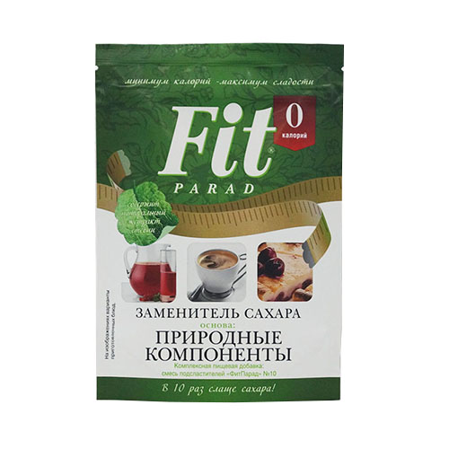 

Заменитель сахара Fit Parad на основе эритрита и стевии №10, 150 г