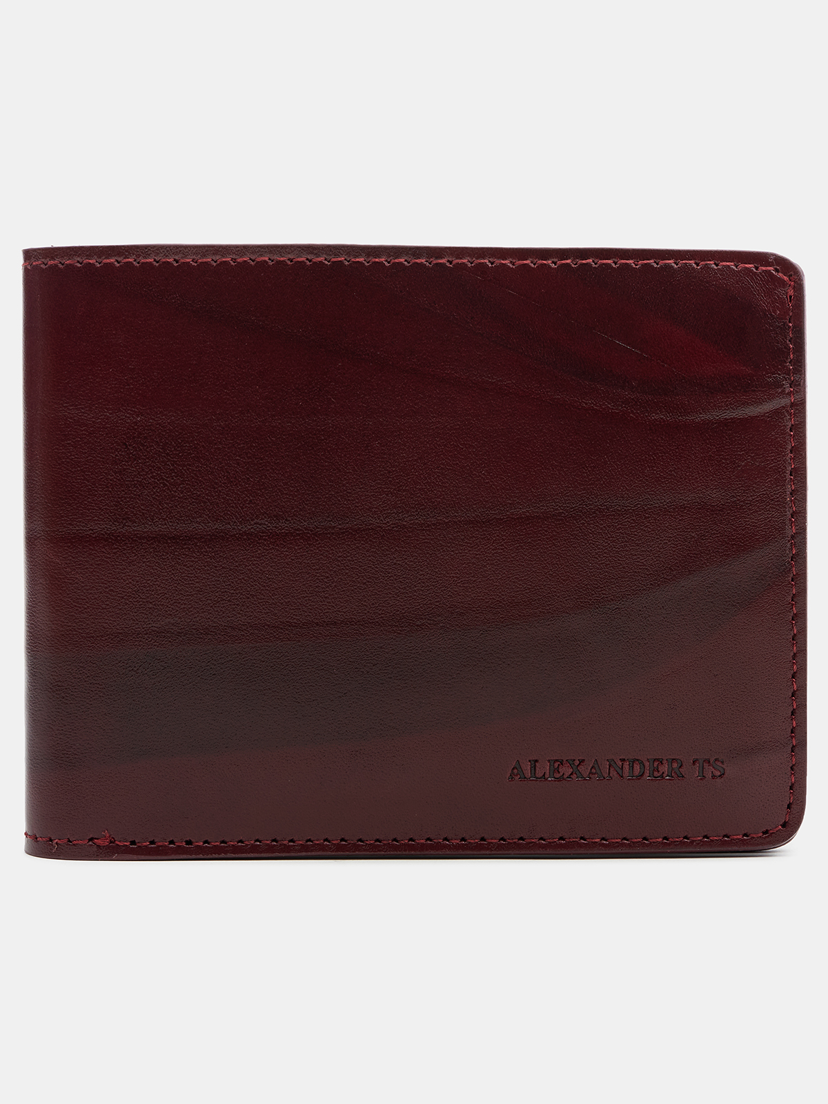 

Портмоне мужское Alexander TS PR10/2 бордо, Бордовый, PR10/2