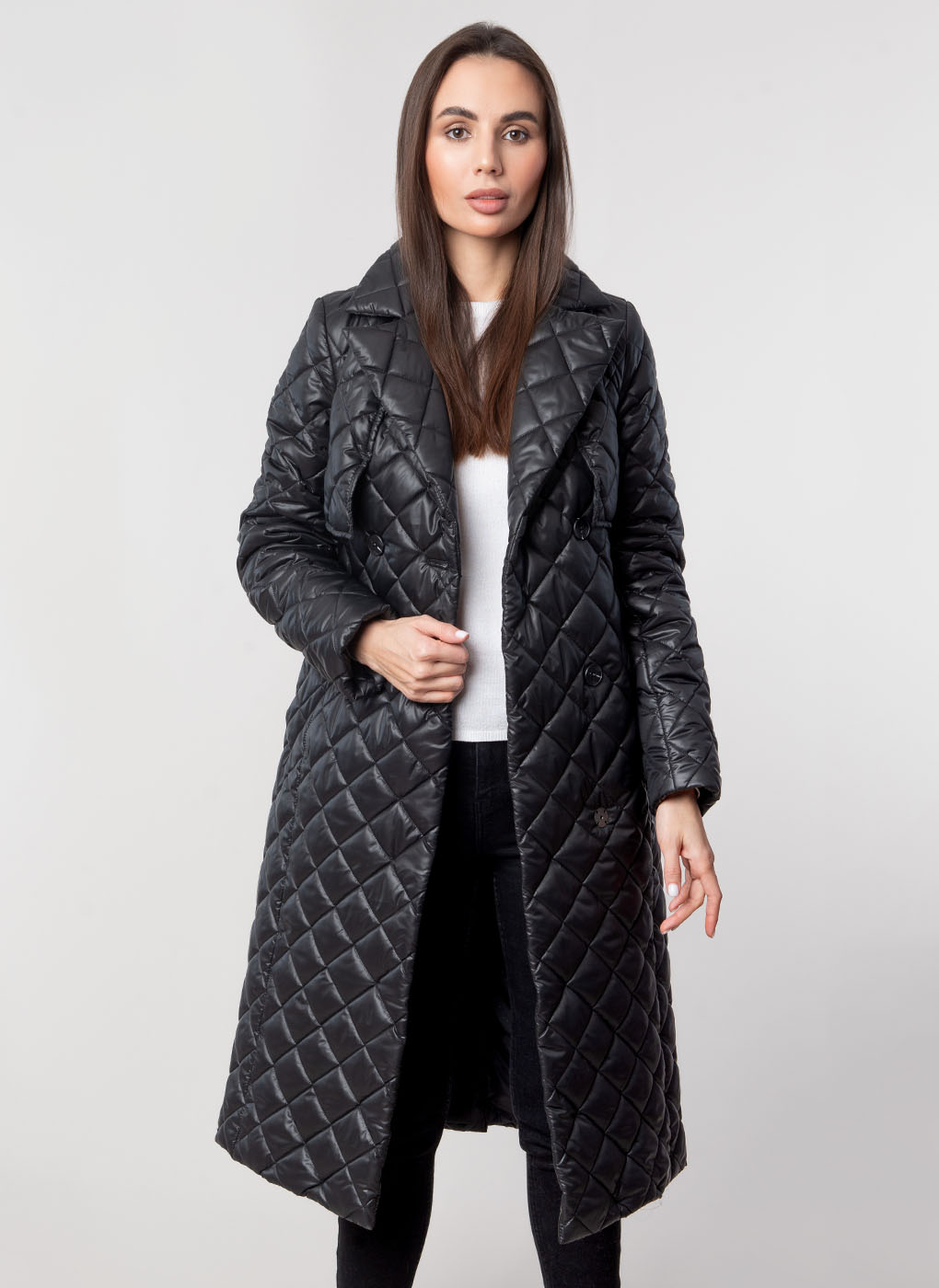 

Пальто женское GallaLady 60039 черное 42 RU, 60039