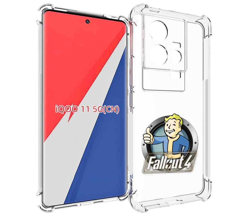 

Чехол MyPads Fallout-4 для Vivo iQOO 11, Прозрачный, Tocco