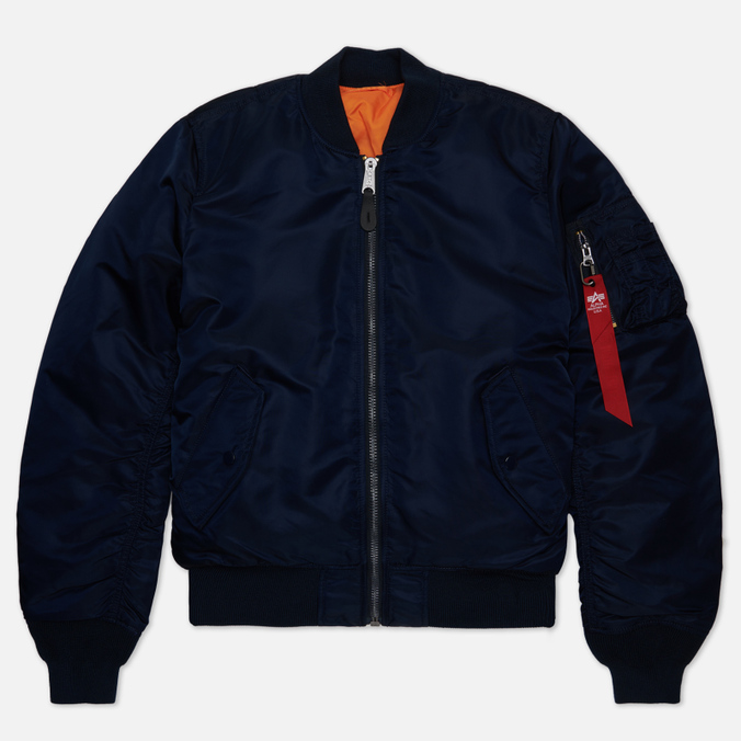 

Мужская куртка бомбер Alpha Industries MA-1 Slim Fit синий, Размер L, MA-1 Slim Fit