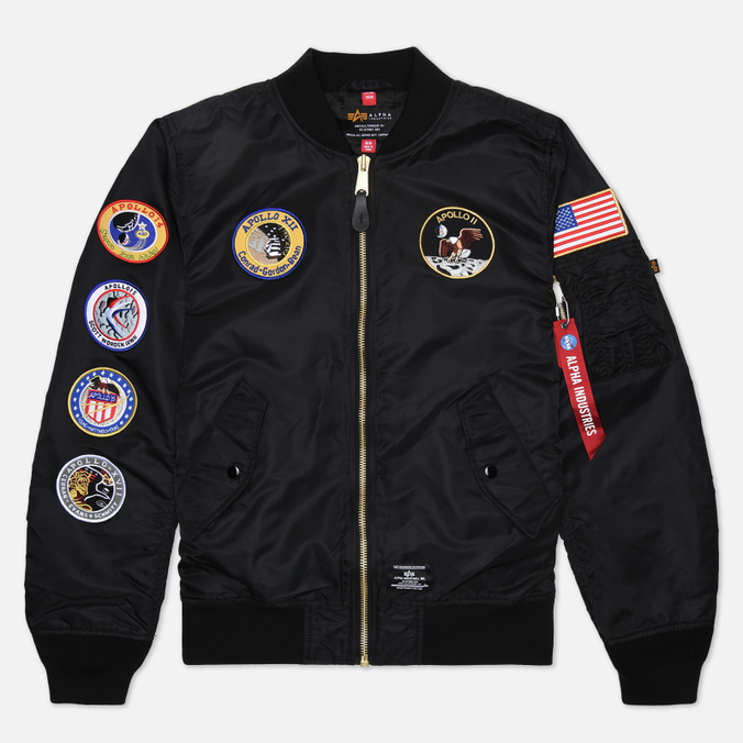 

Мужская куртка бомбер Alpha Industries L-2B Apollo Gen II Flight чёрный, Размер M, Черный, L-2B Apollo Gen II Flight