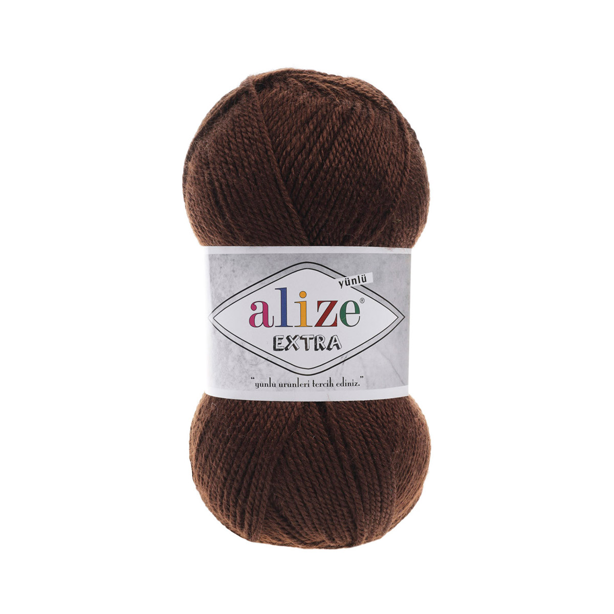 

Пряжа ALIZE 'Extra', 100г, 220м (100% акрил) (26 кориченевый), 5 мотков
